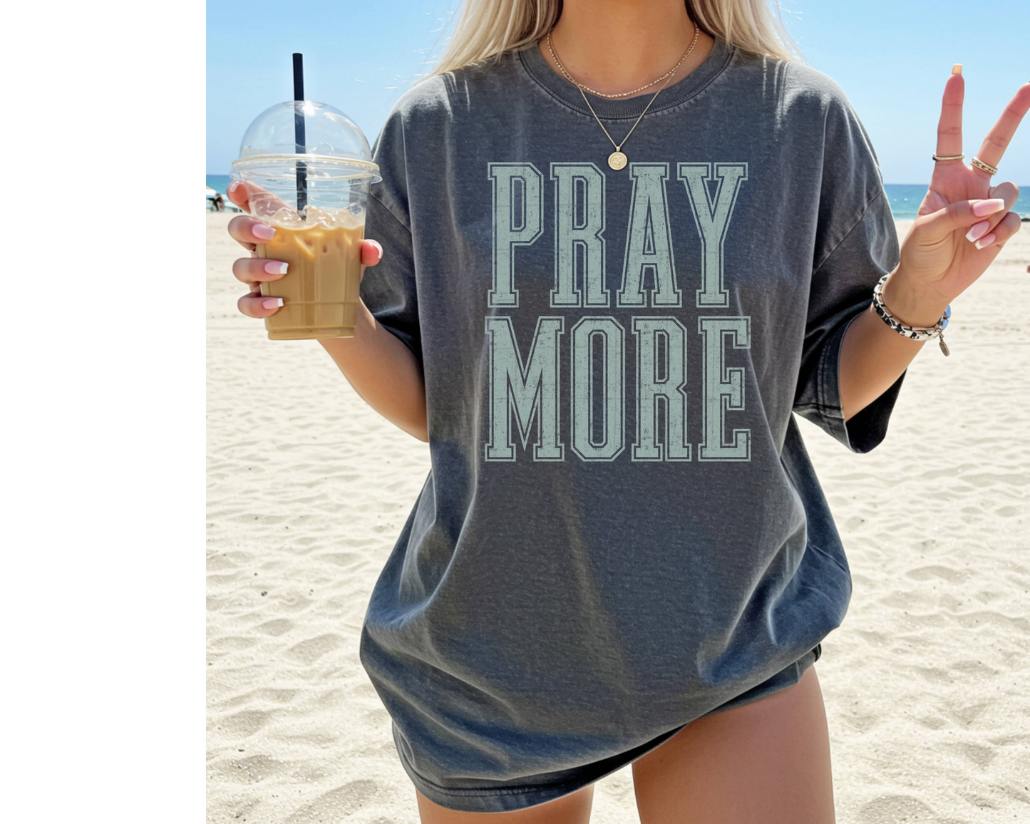 Pray More - Tee