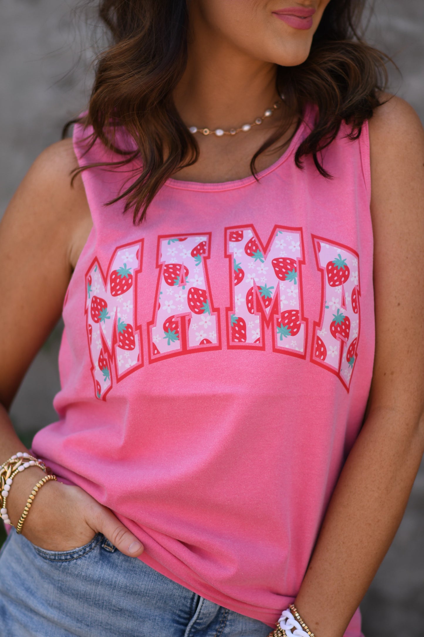 Mama Strawberry Tank/Tee