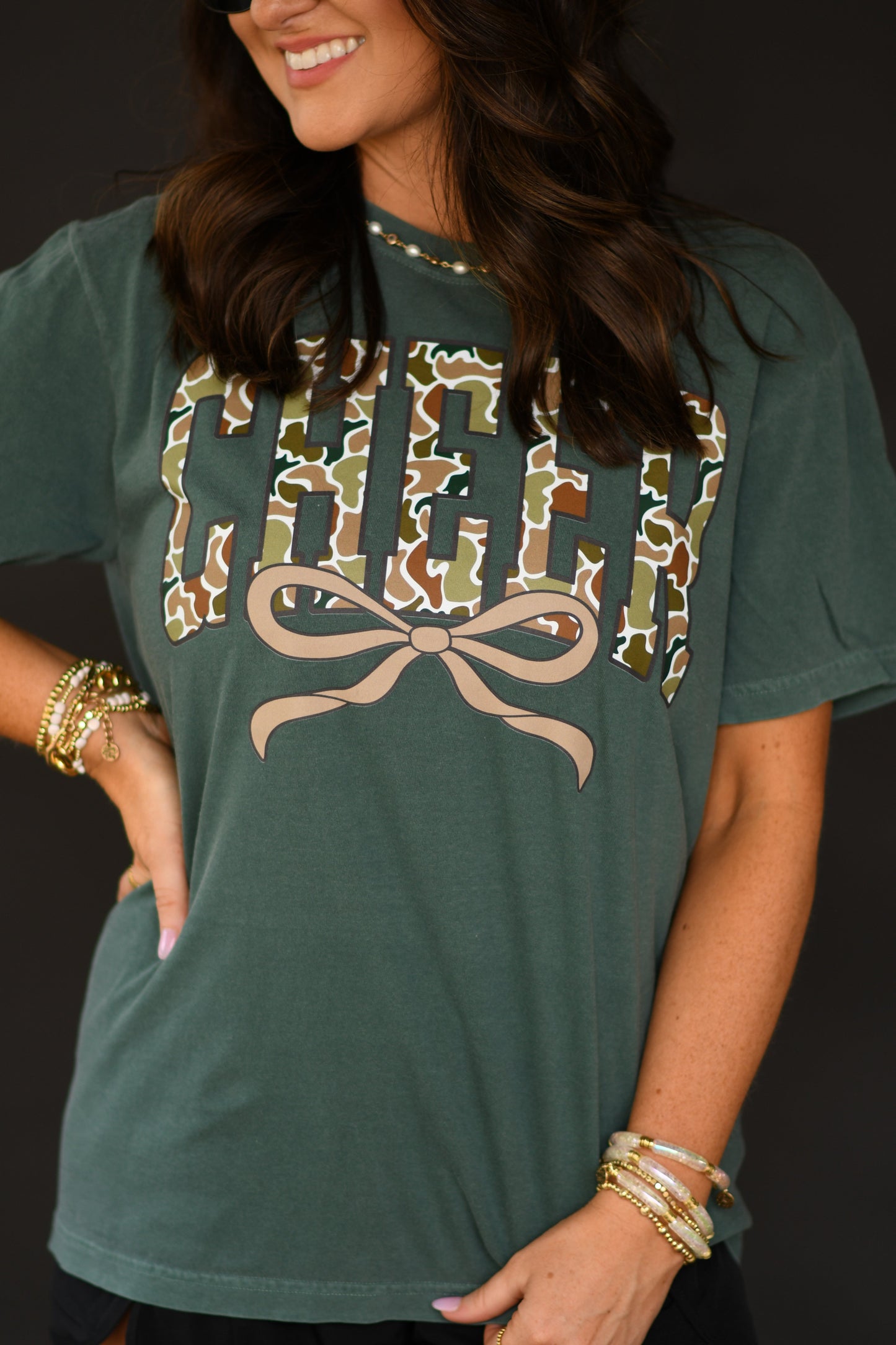 Cheer Camo Tee