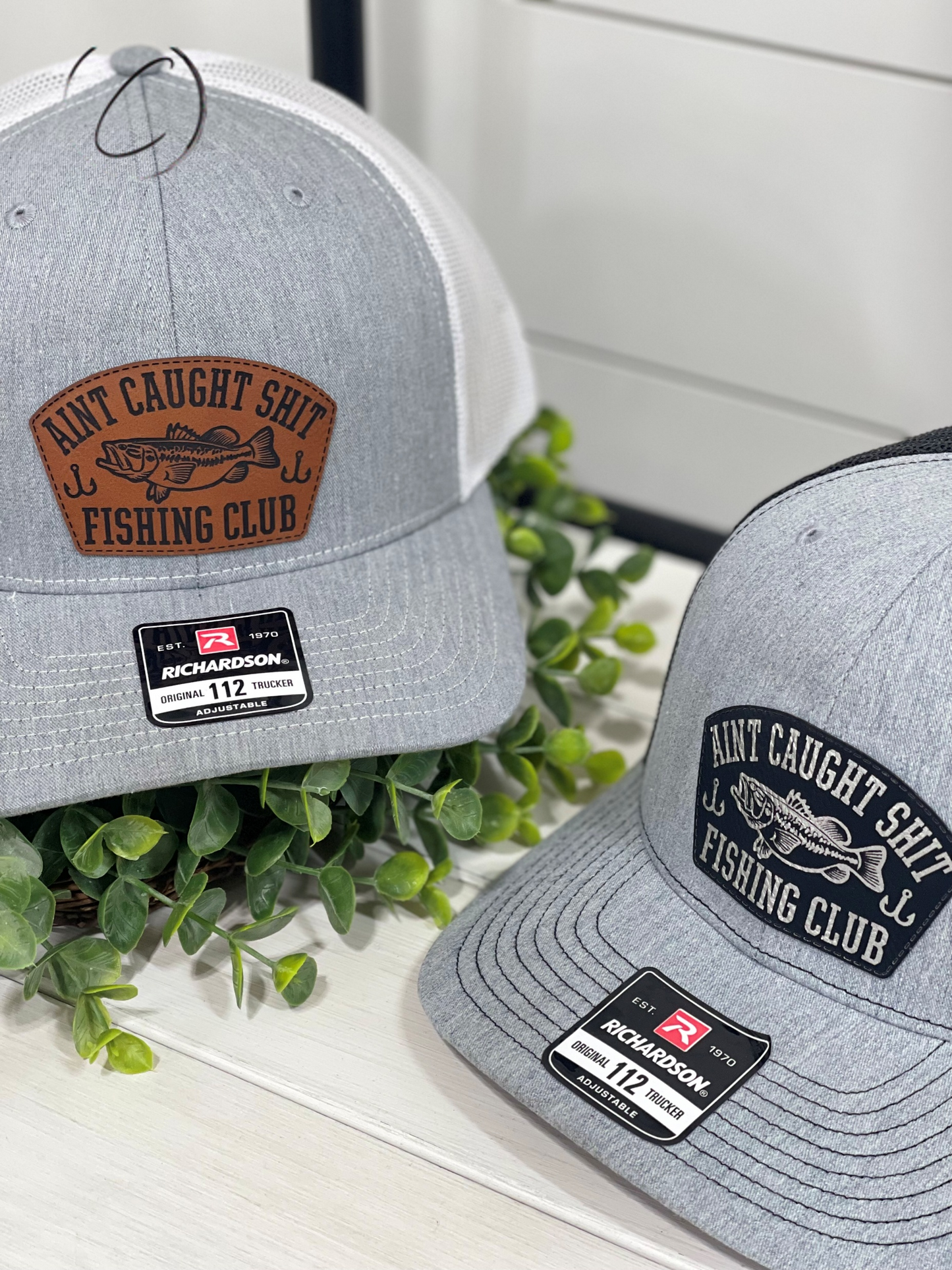 Adult Ain't Caught S*** Club Patch Snapback Hat