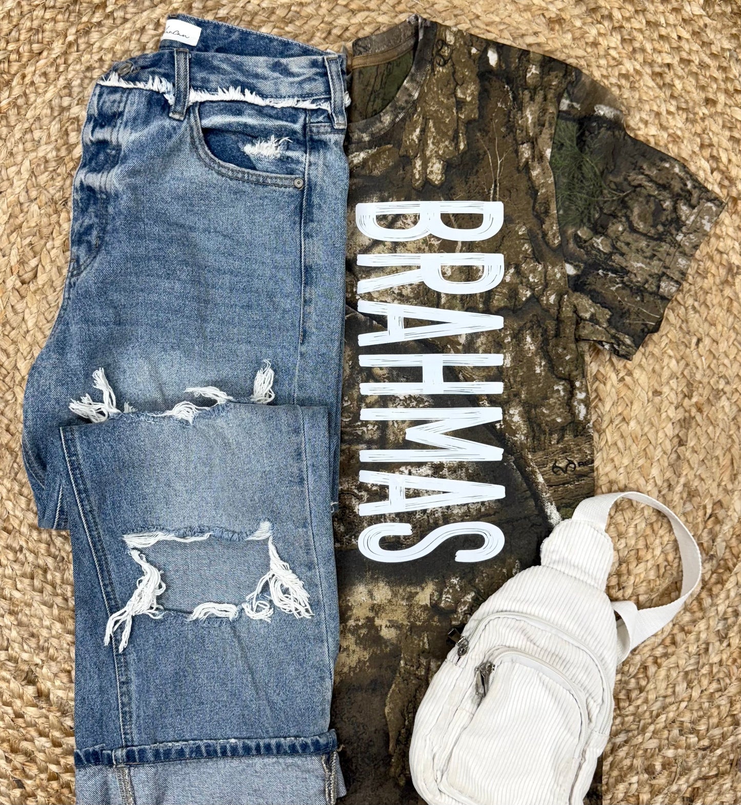 Camo Short Sleeve Custom Graphic Tee