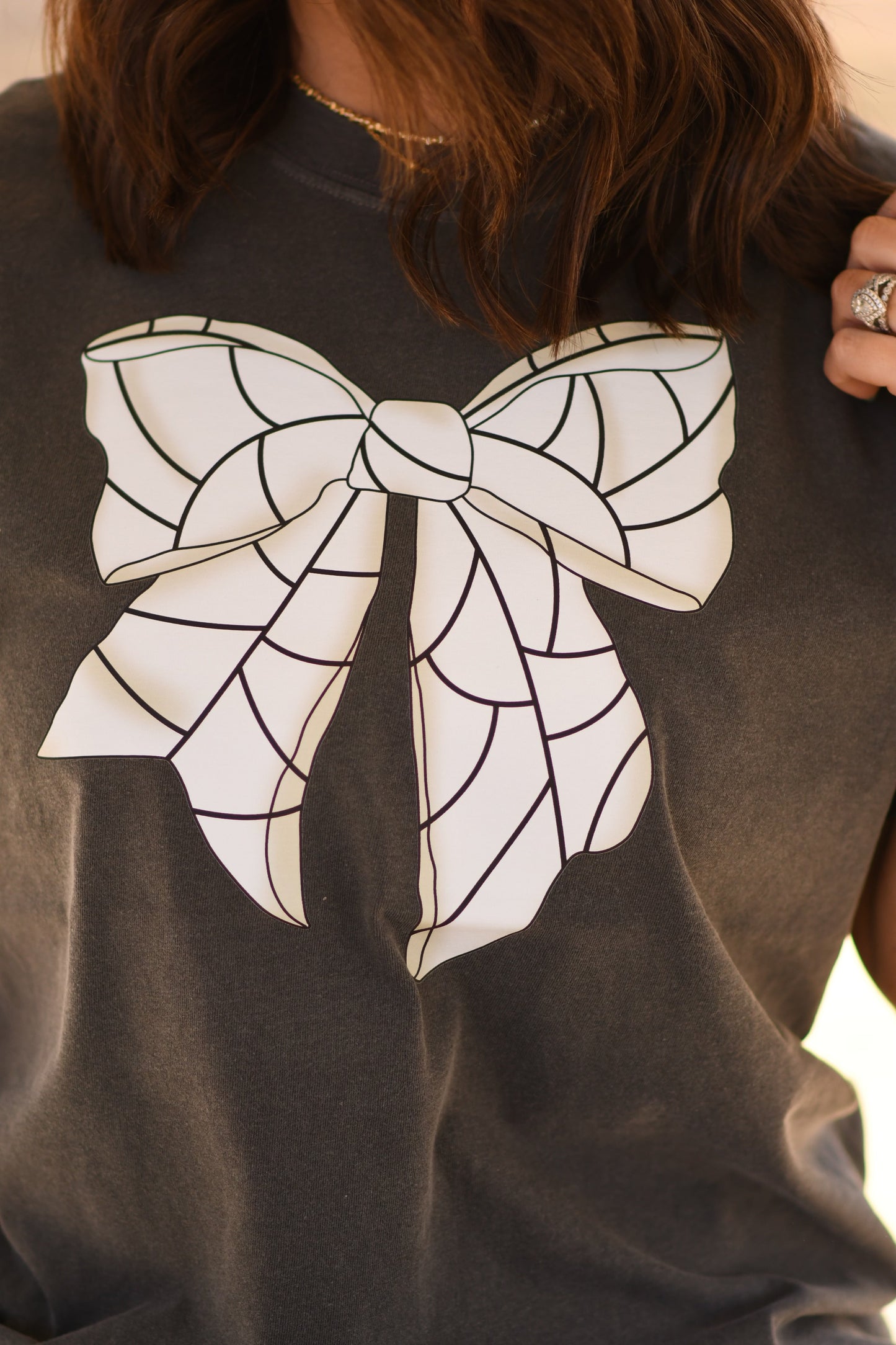 Volleyball Bow Tee