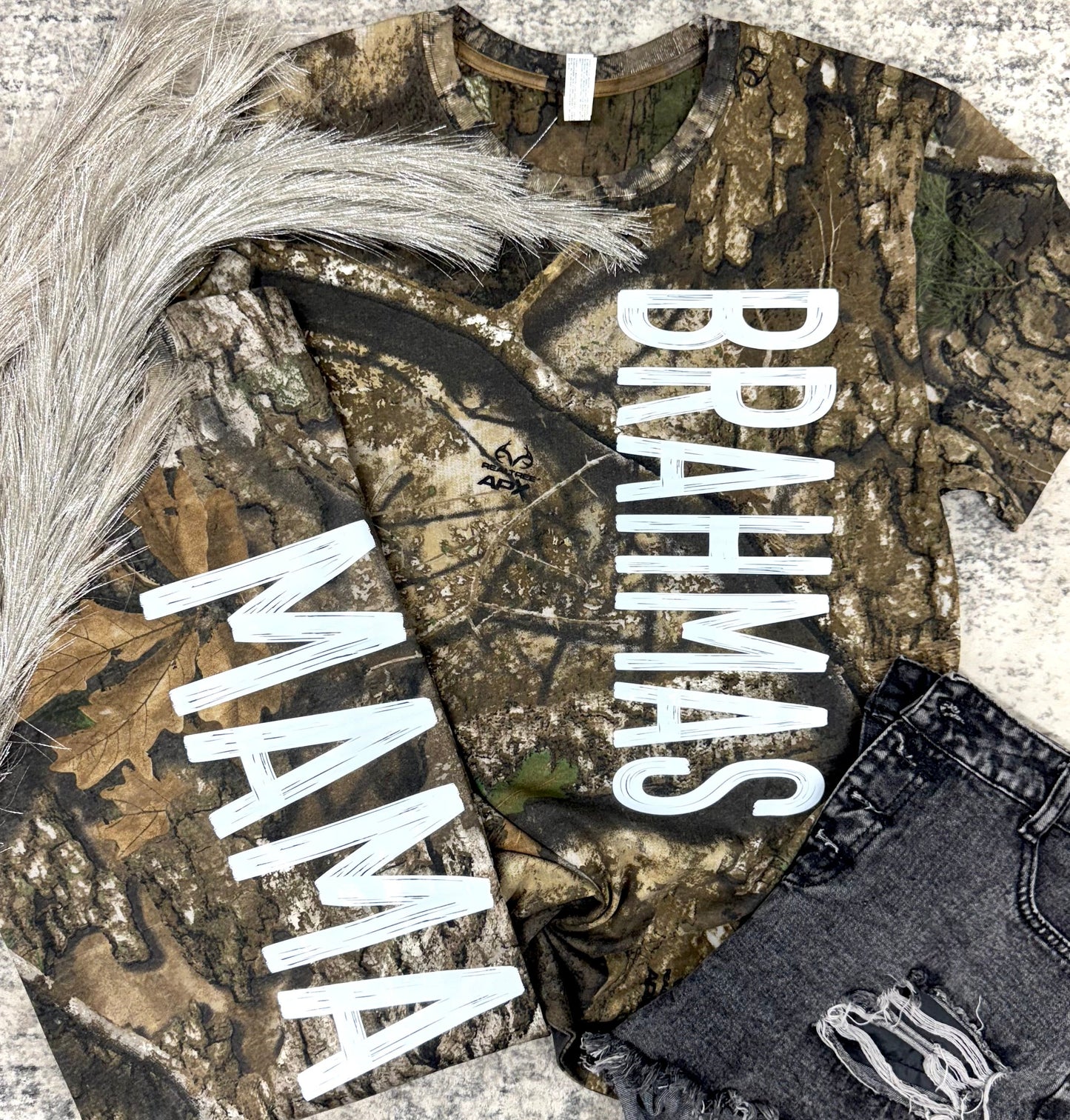 Camo Short Sleeve Custom Graphic Tee