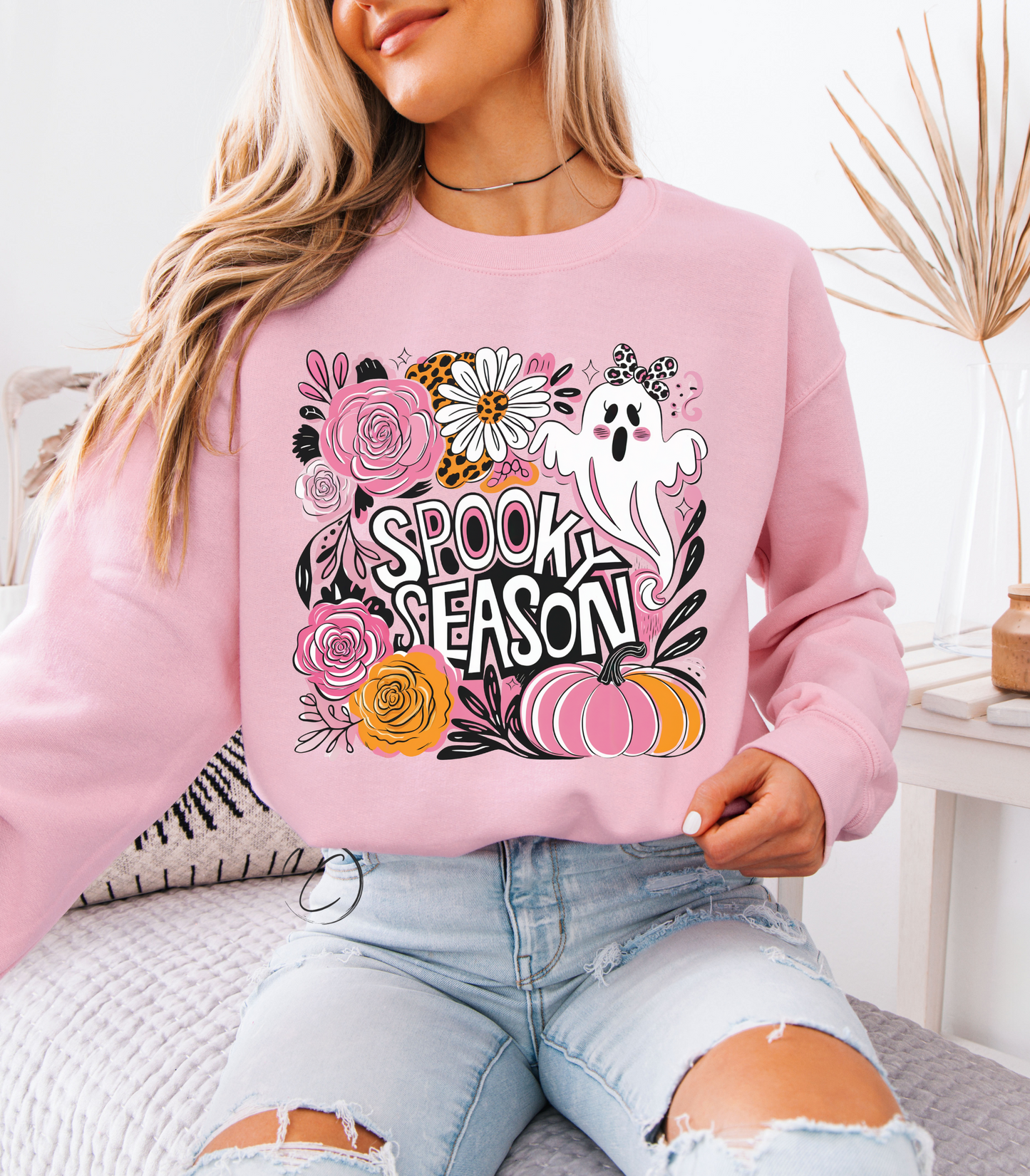 Preppy Spooky Season Sweatshirt