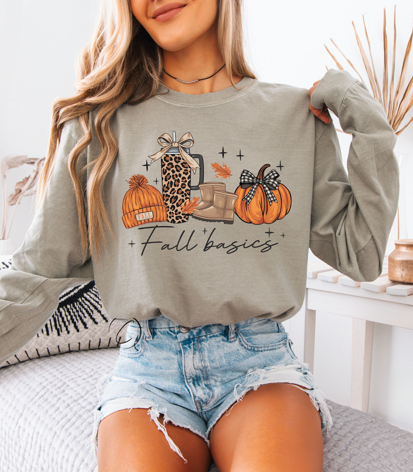 Fall Basics Long Sleeve Graphic Tee
