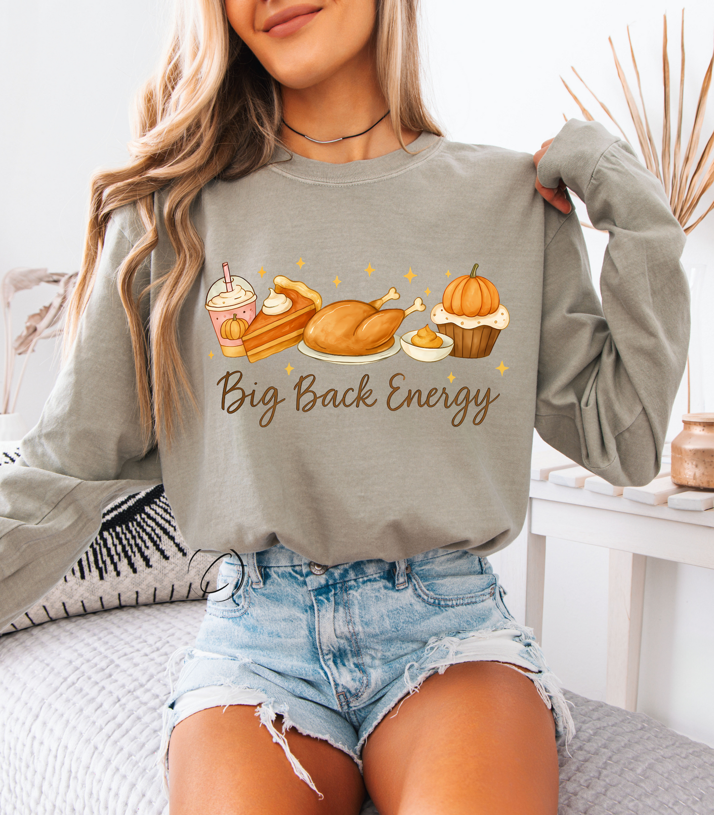 Big Back Energy Long Sleeve Graphic Tee