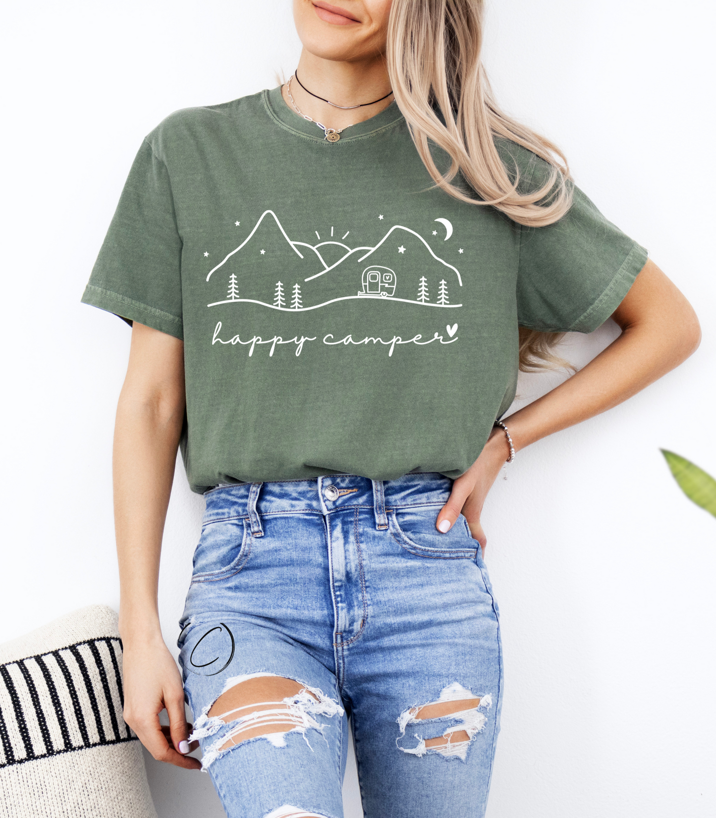 Happy Camper Scenic Graphic Tee