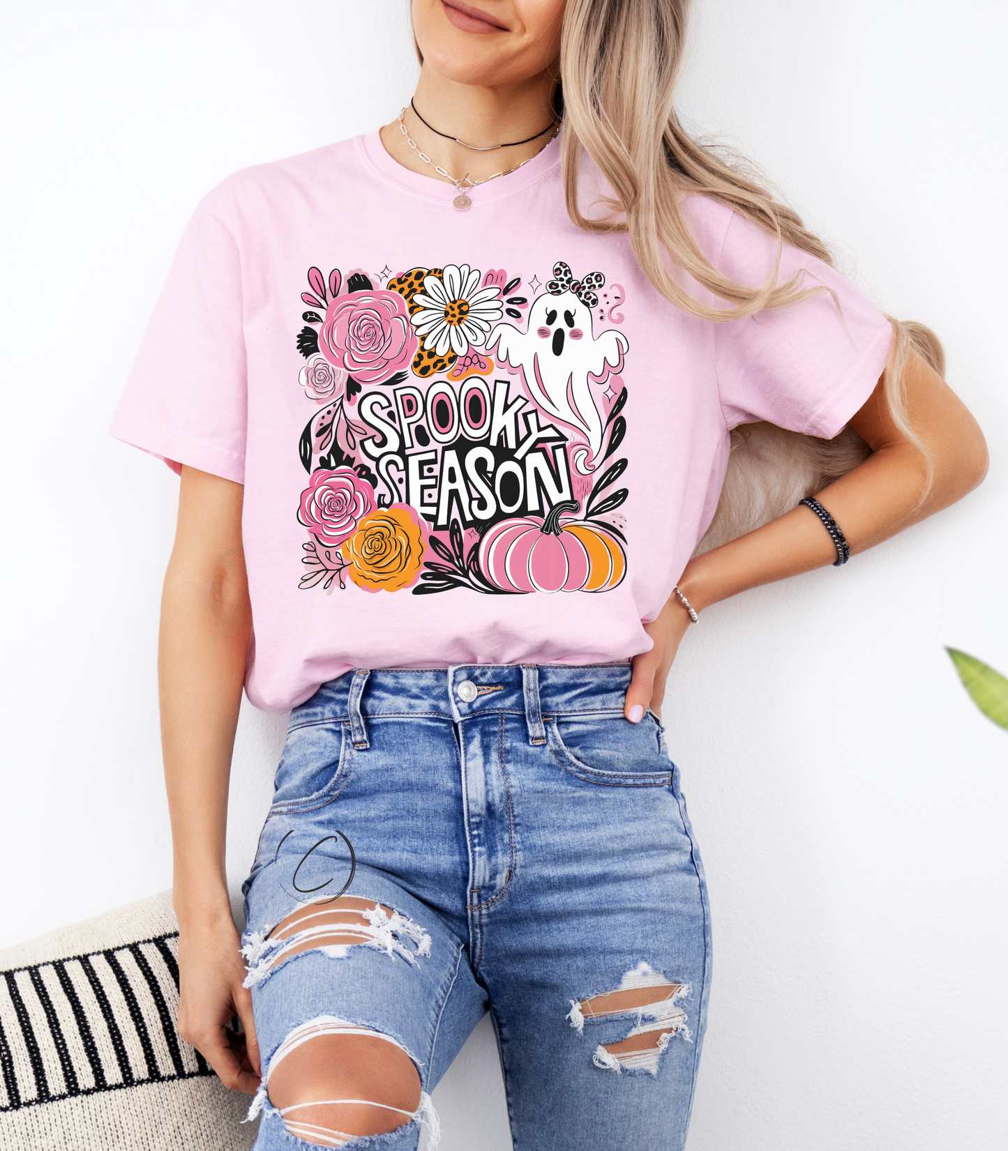 Preppy Spooky Season Graphic Tee