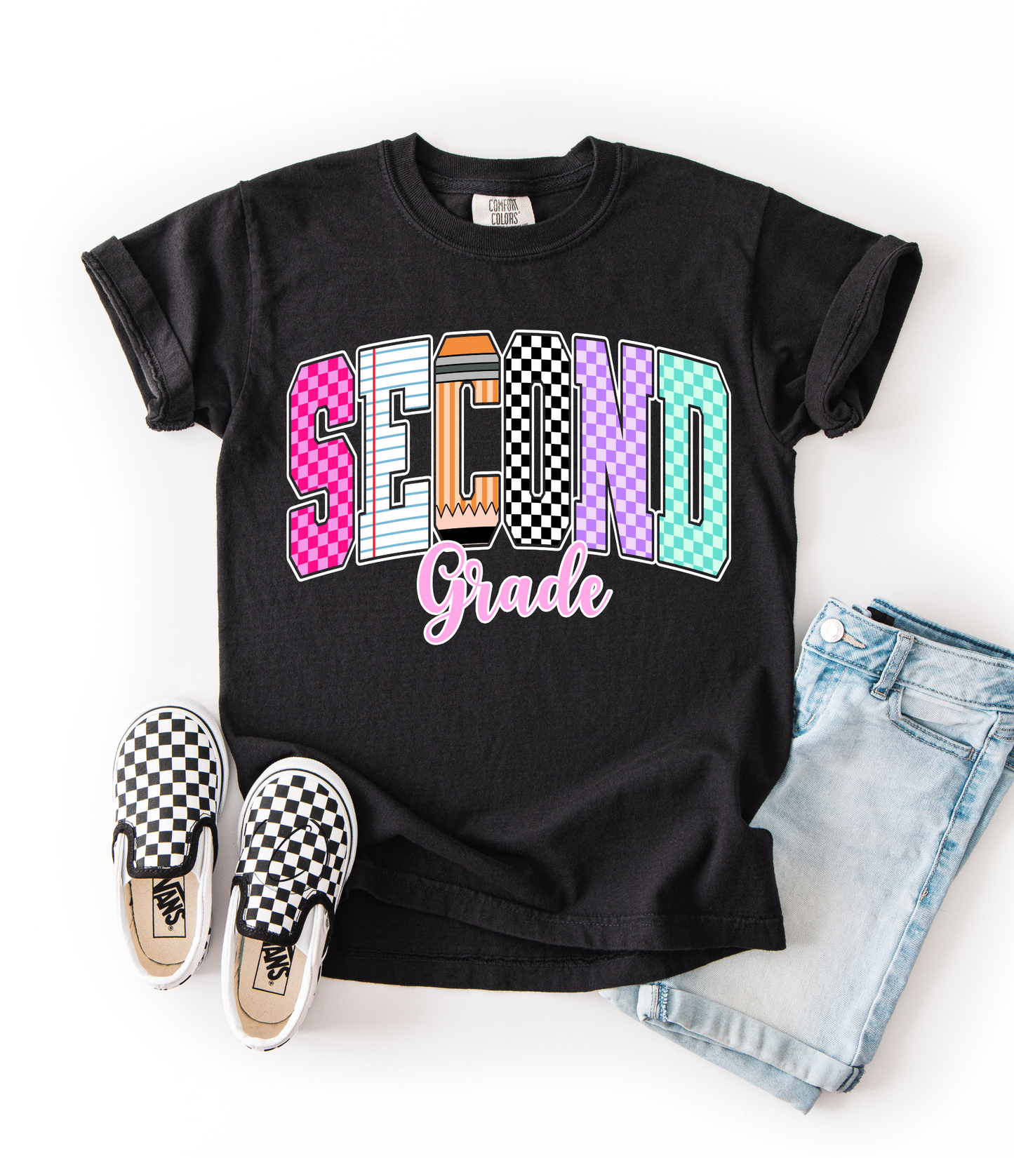 Second Grade Youth Grade School Graphic Tee
