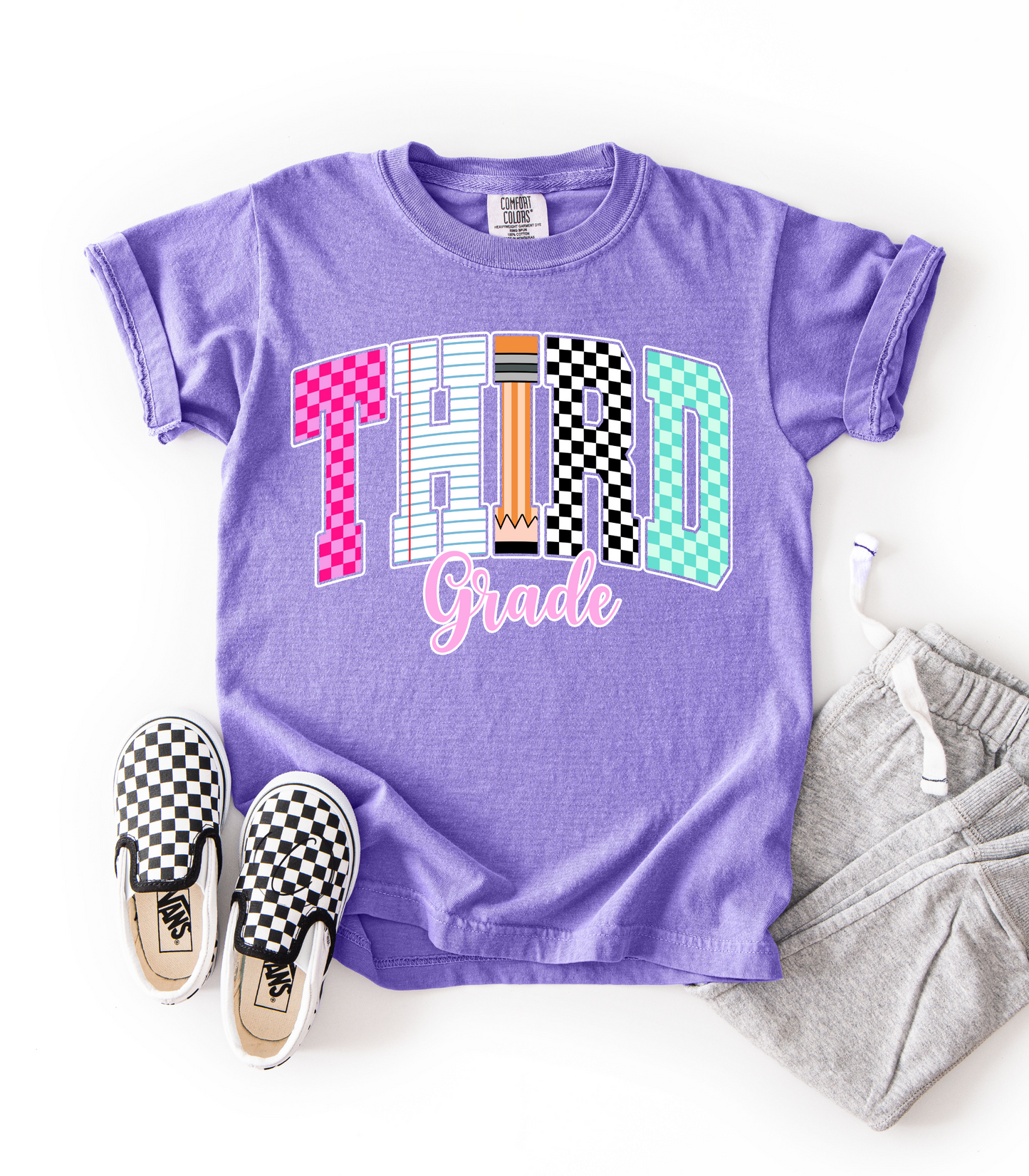 Third Grade Youth Grade School Graphic Tee