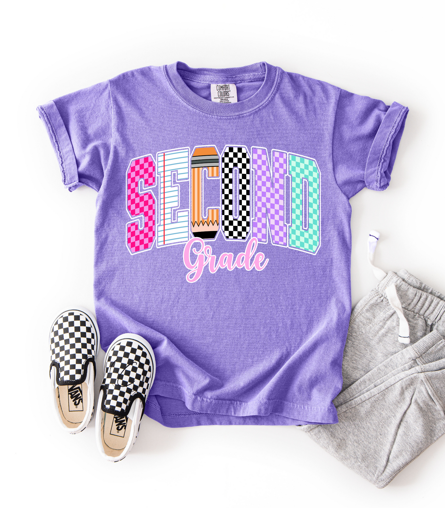 Second Grade Youth Grade School Graphic Tee