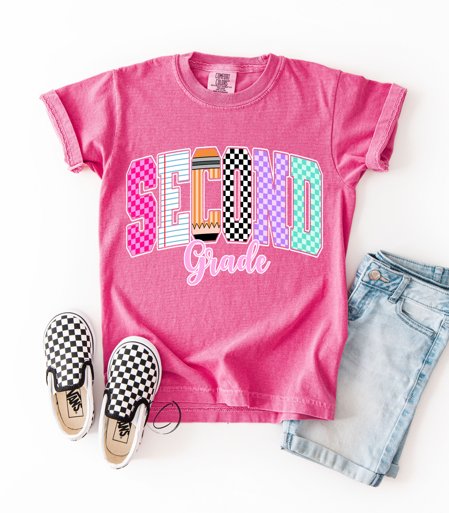 Second Grade Youth Grade School Graphic Tee