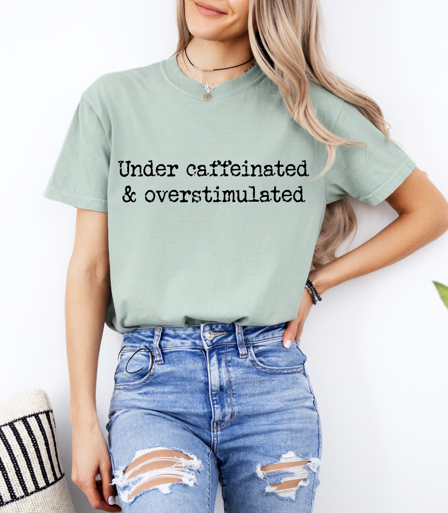 Under Caffeinated Graphic Tee