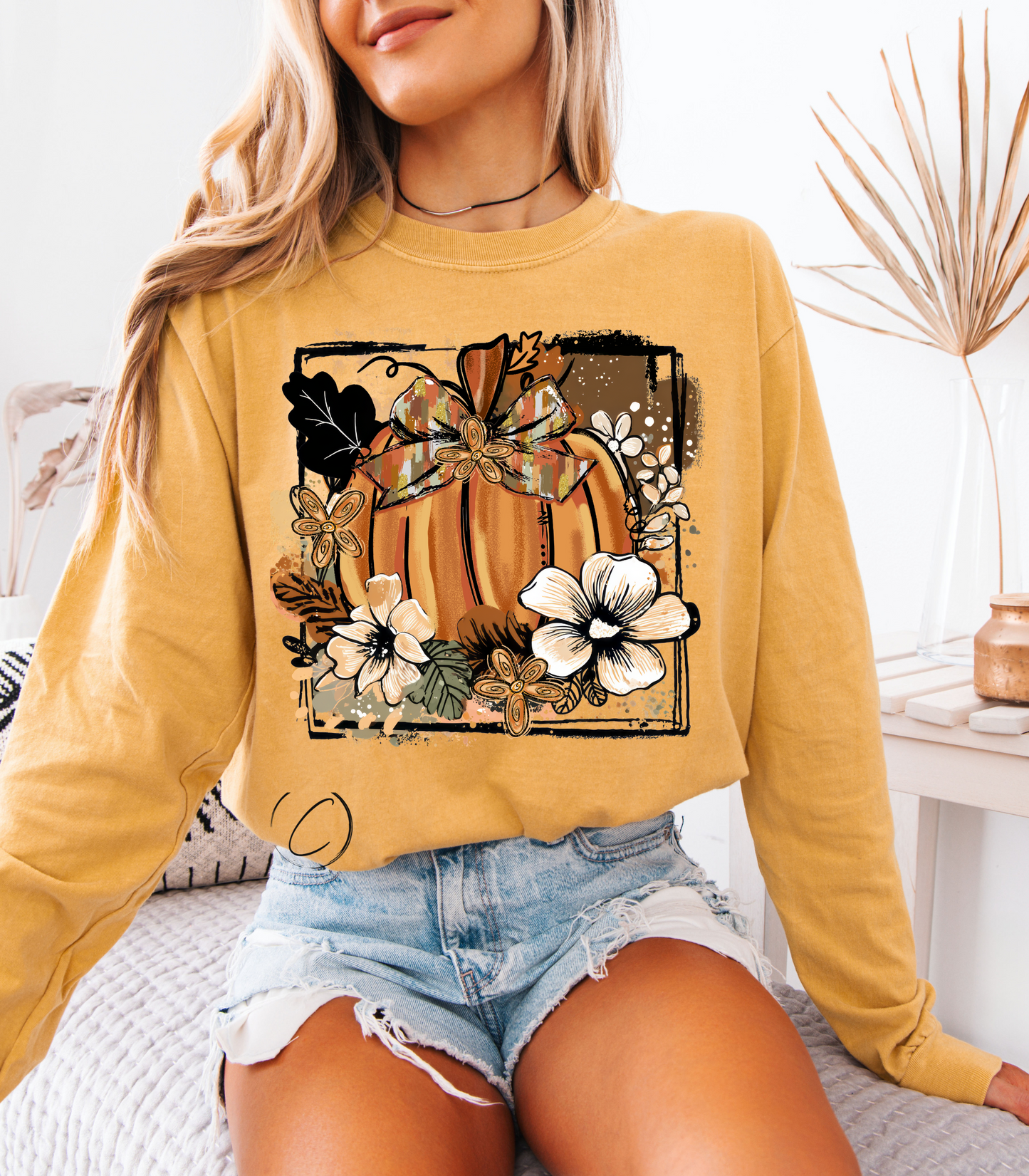 Vintage Autumn Long Sleeve Graphic Tee