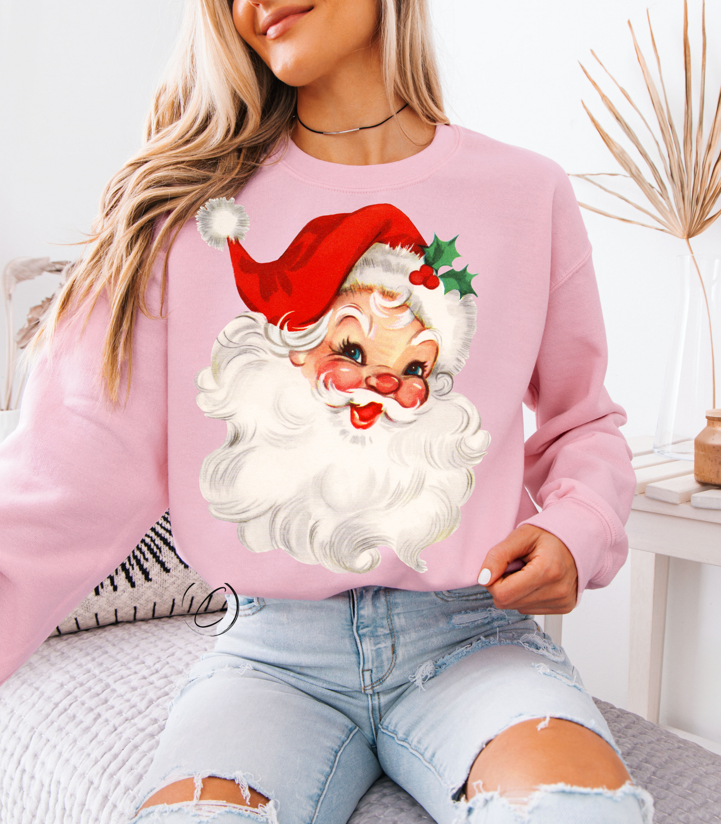 Vintage Retro Santa Sweatshirt