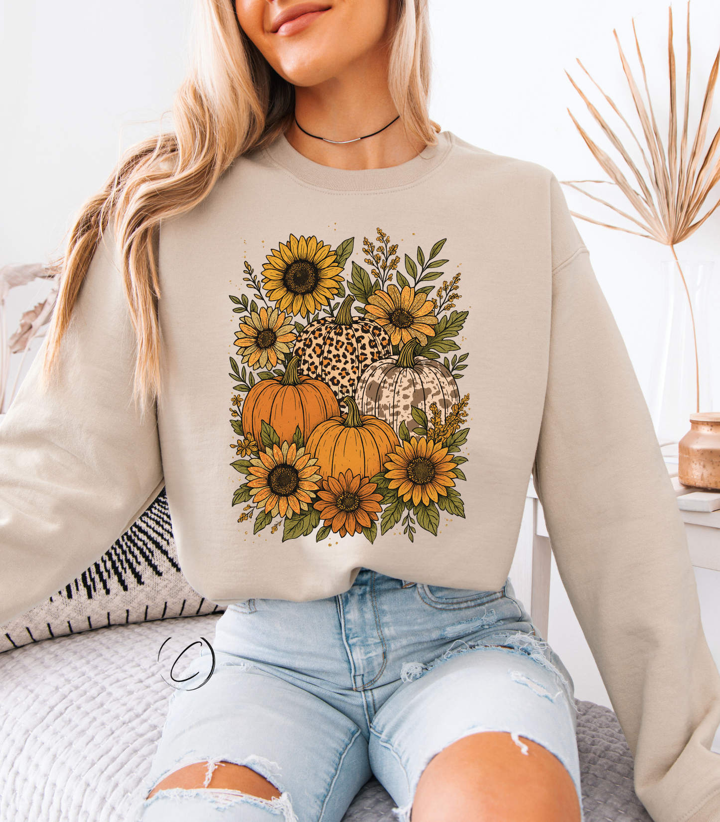 Sunflower Patch Pumpkin Sweatshirt