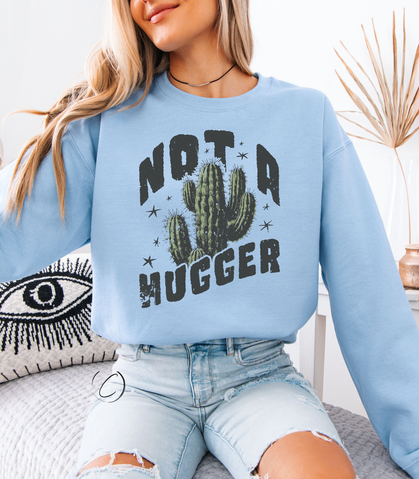 Not A Hugger Cactus Sweatshirt