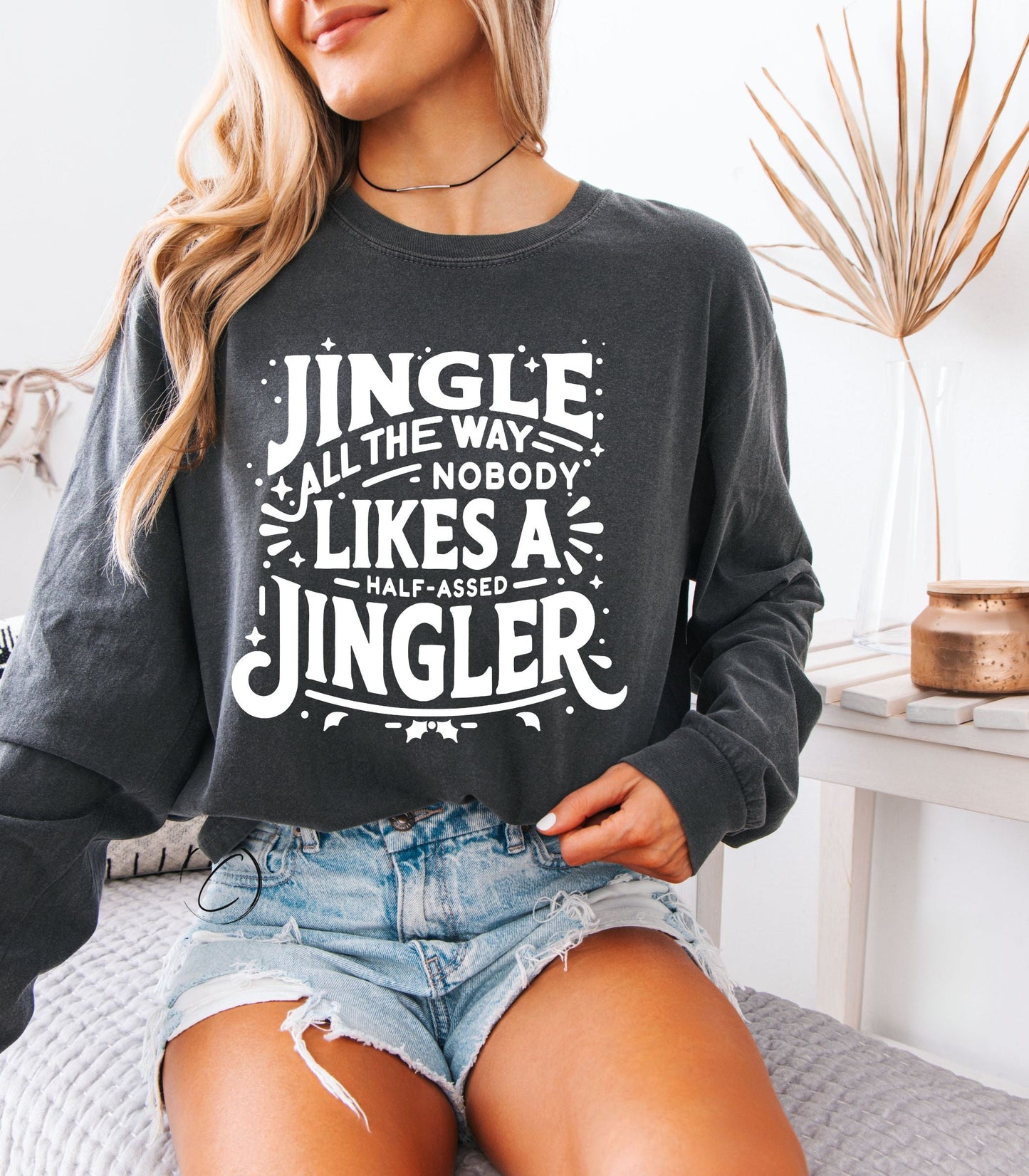 Half-Assed Jingler Long Sleeve Graphic Tee