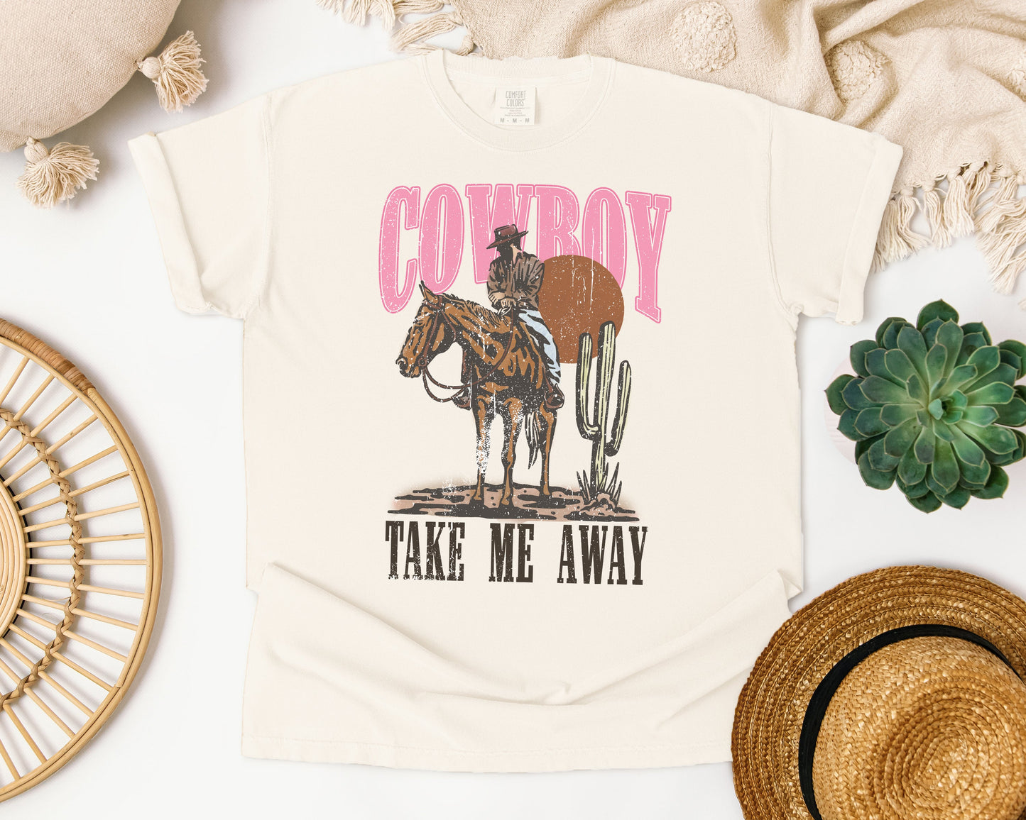 Cowboy Take Me Away Graphic Tee