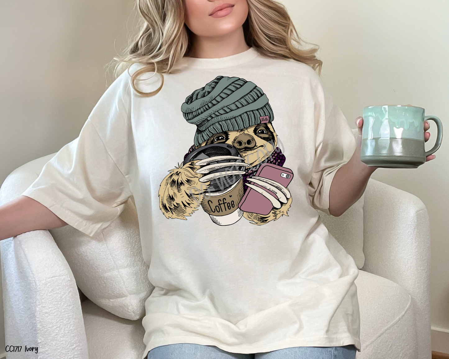 Winter Sloth & Coffee - Tee