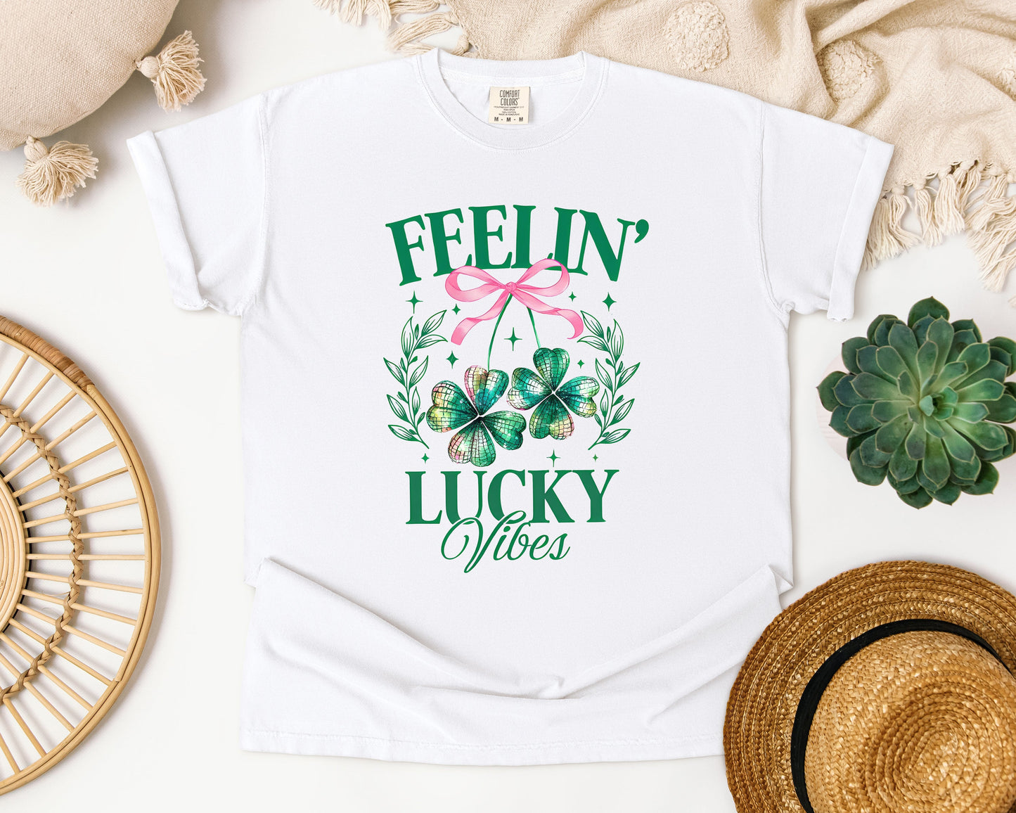Feelin' Lucky Vibes Graphic Tee