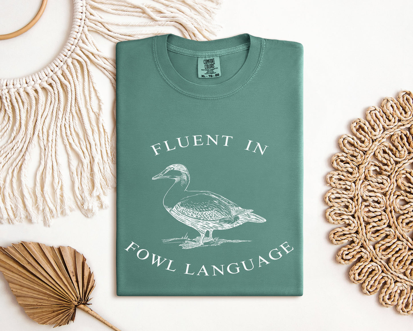 Fluent In Fowl Language Graphic Tee