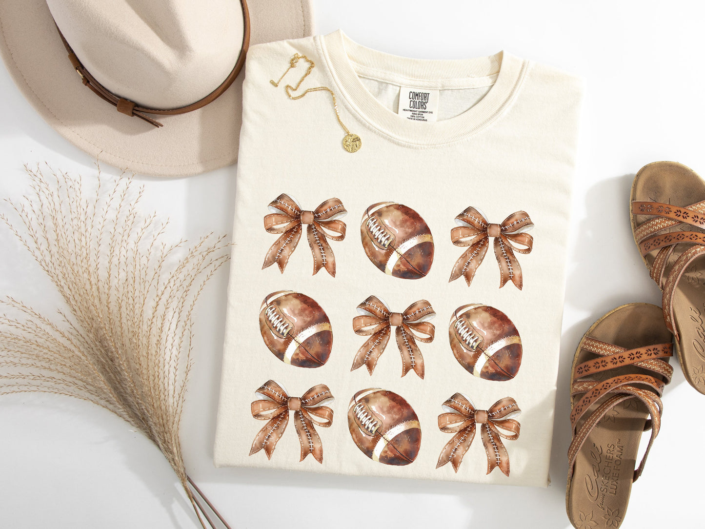 Football Coquette Graphic Tee