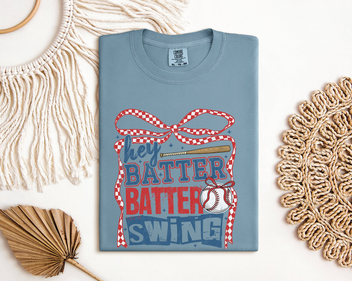 Hey Batter Batter Swing Graphic Tee