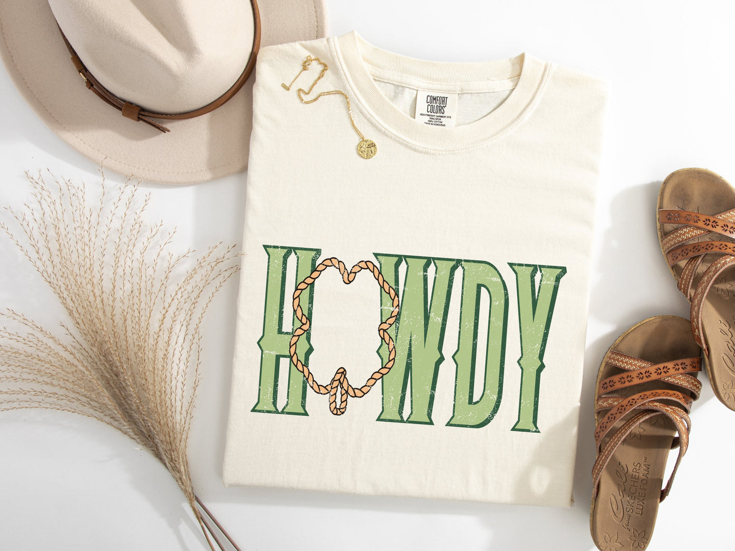 Howdy Rope Shamrock Graphic Tee