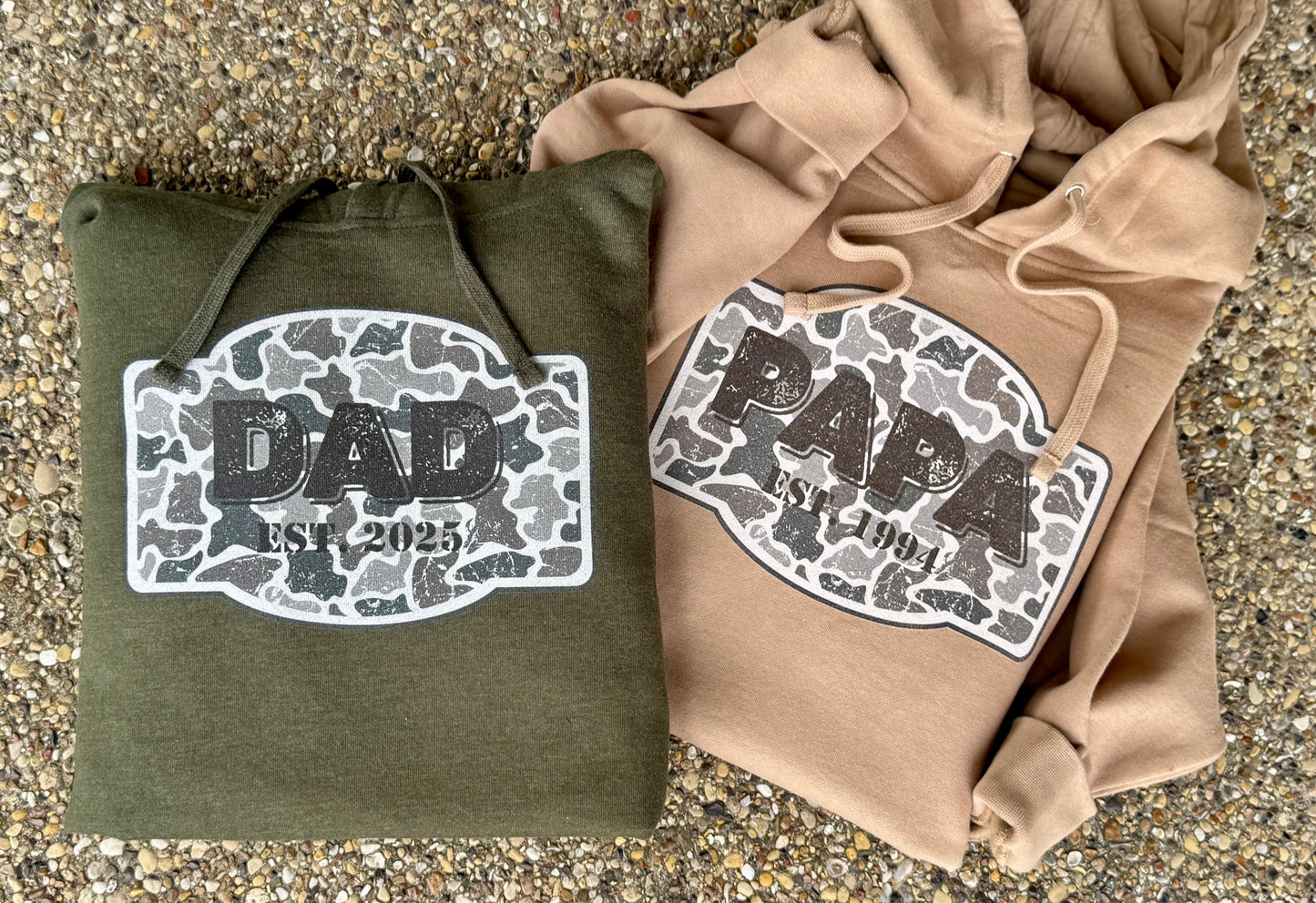 Custom Camo Dad Hoodie
