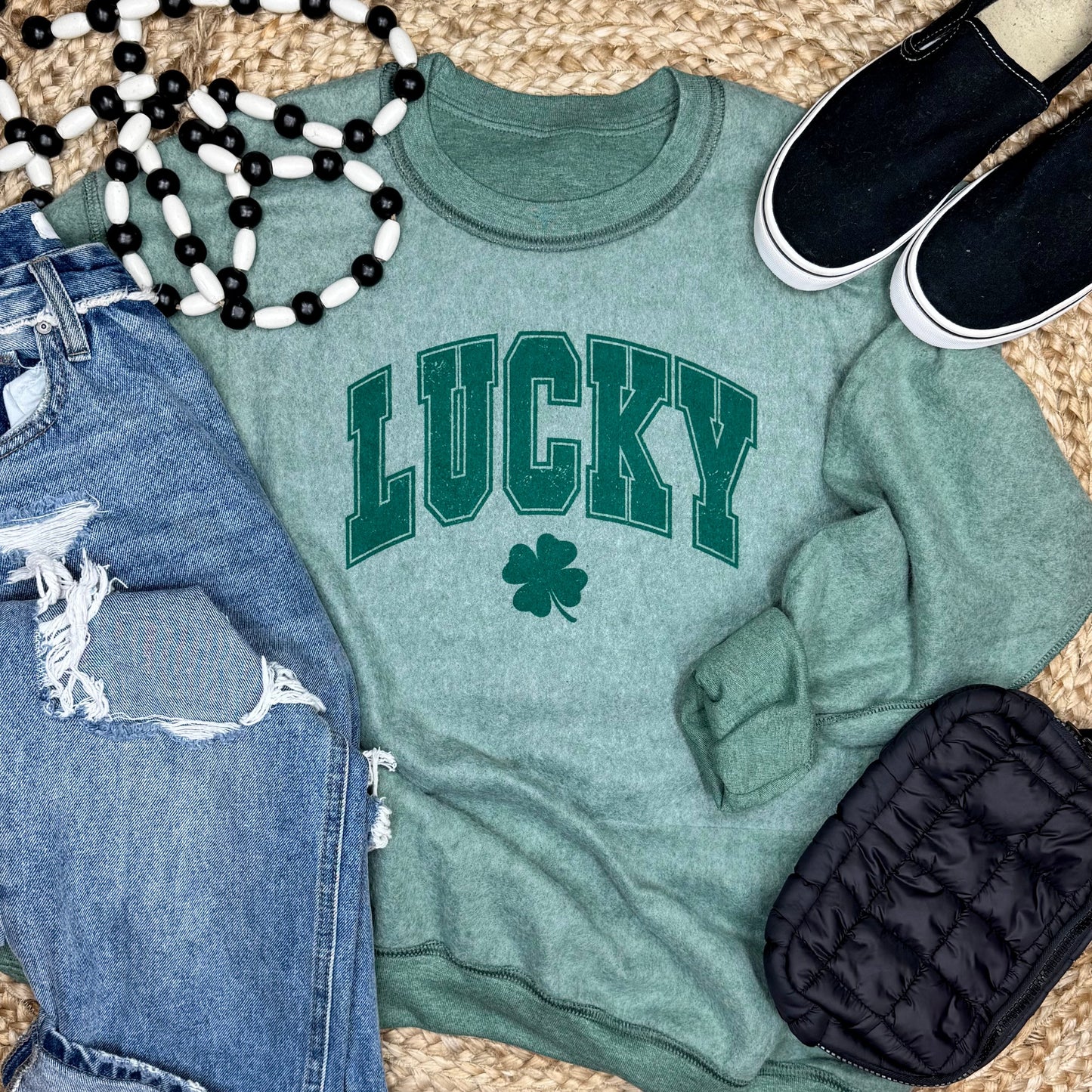Inside Out Lucky Sweatshirt