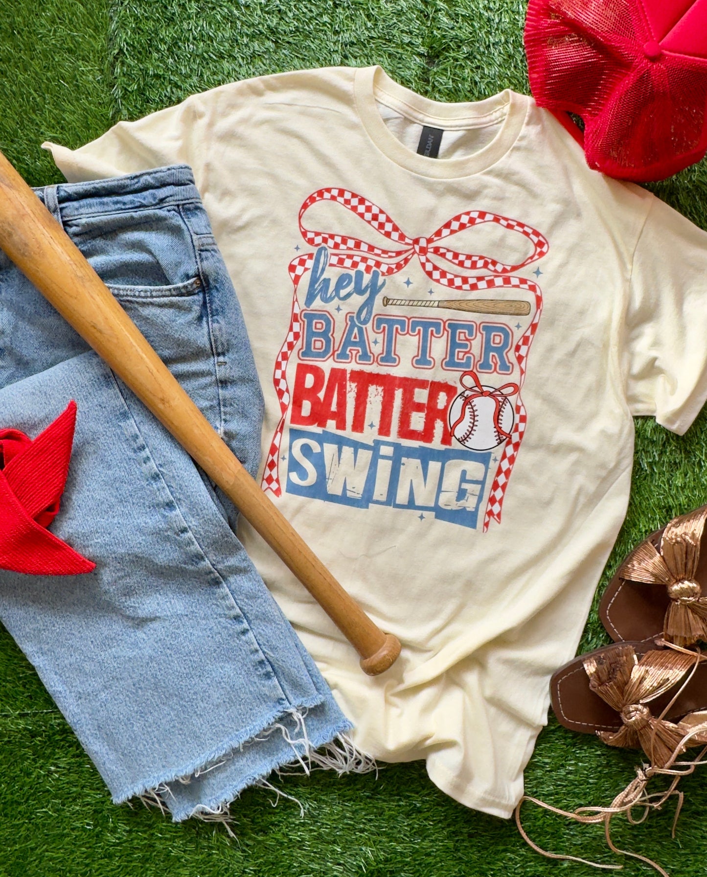 Hey Batter Batter Baseball Tee