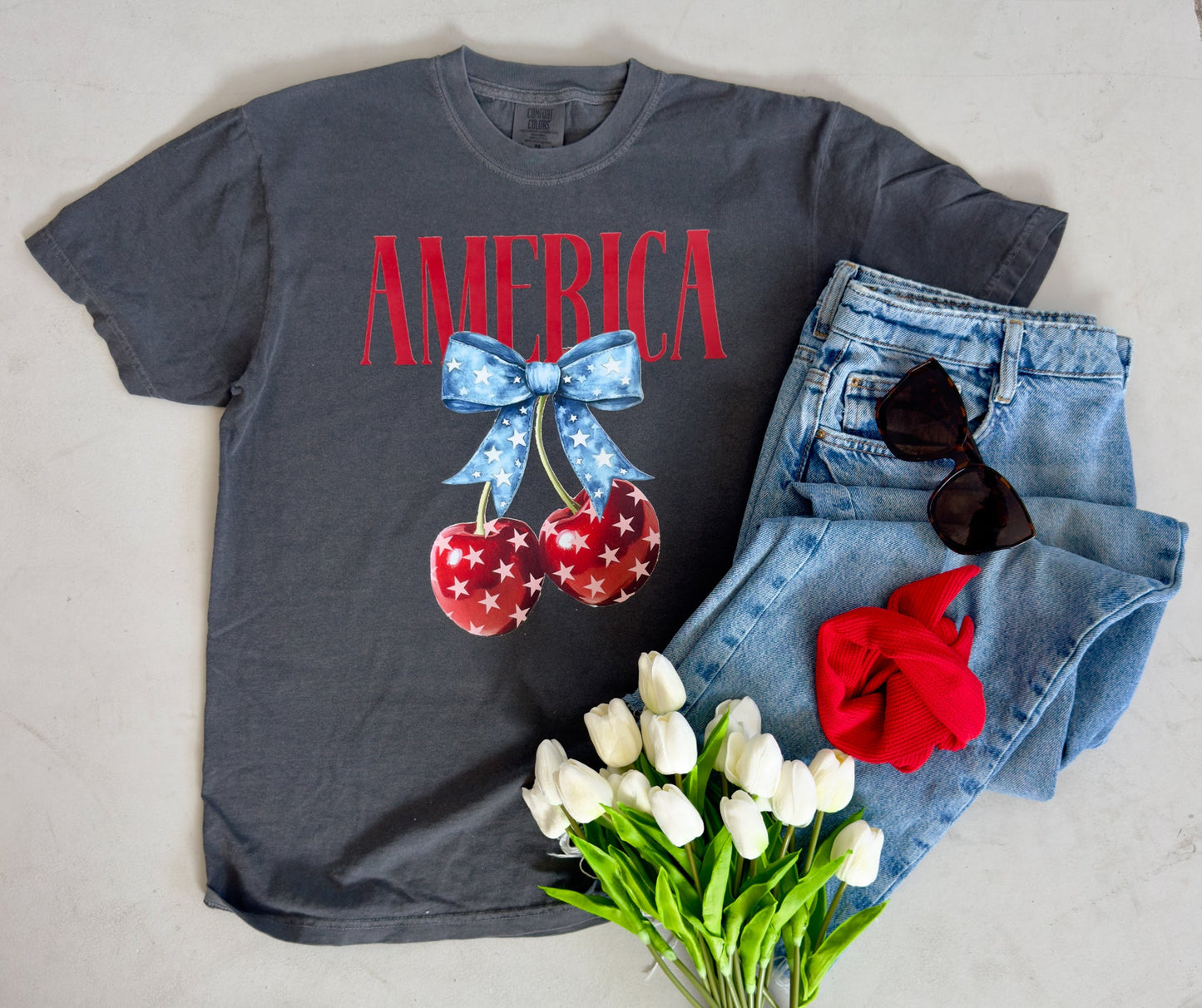 America Cheeries Tee