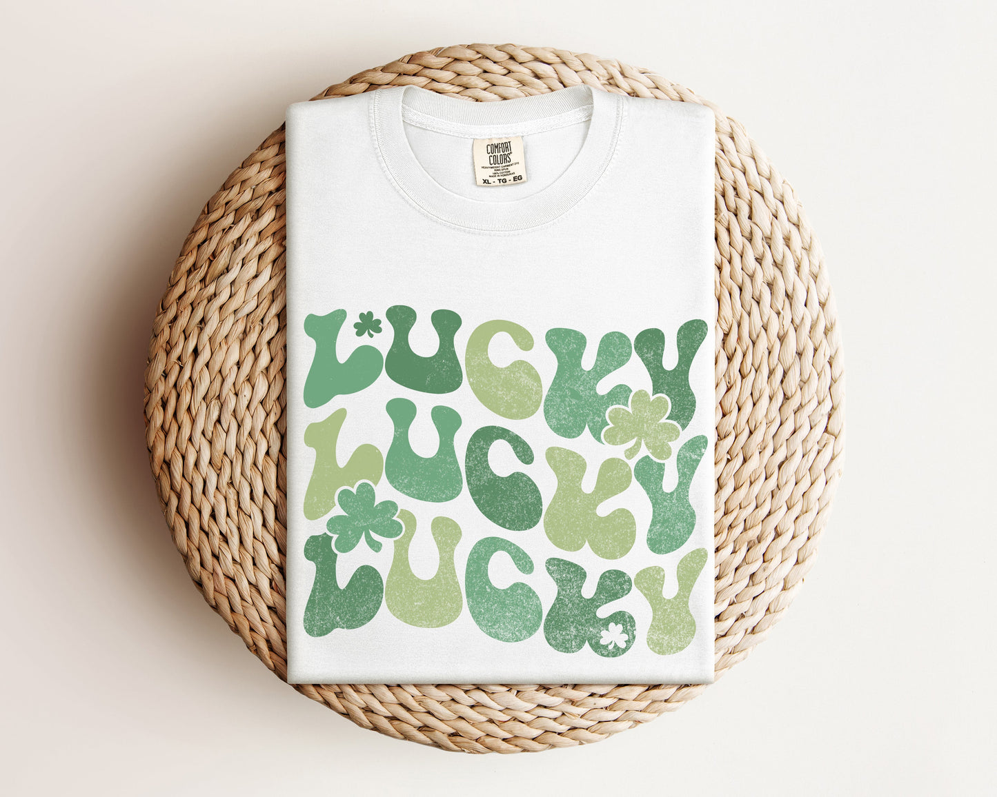 Lucky Stacked Graphic Tee