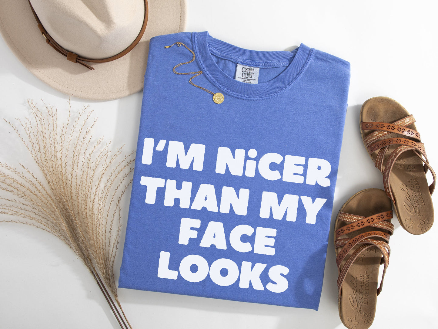 Nicer Than My Face Looks Graphic Tee