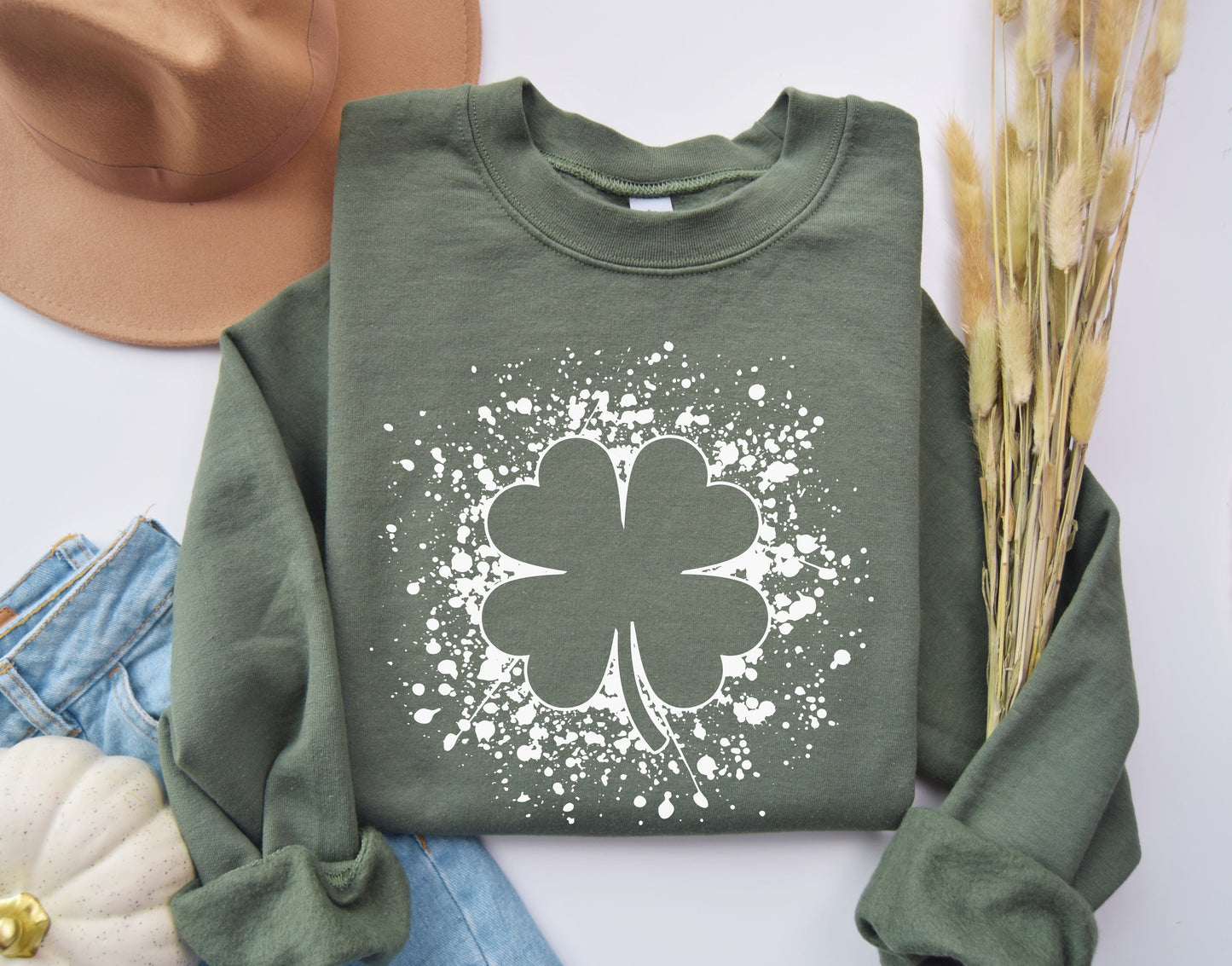 Shamrock Splatter Sweatshirt