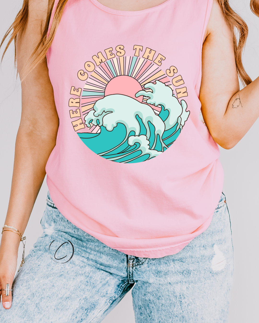 Here Comes The Sun Graphic Tank Top