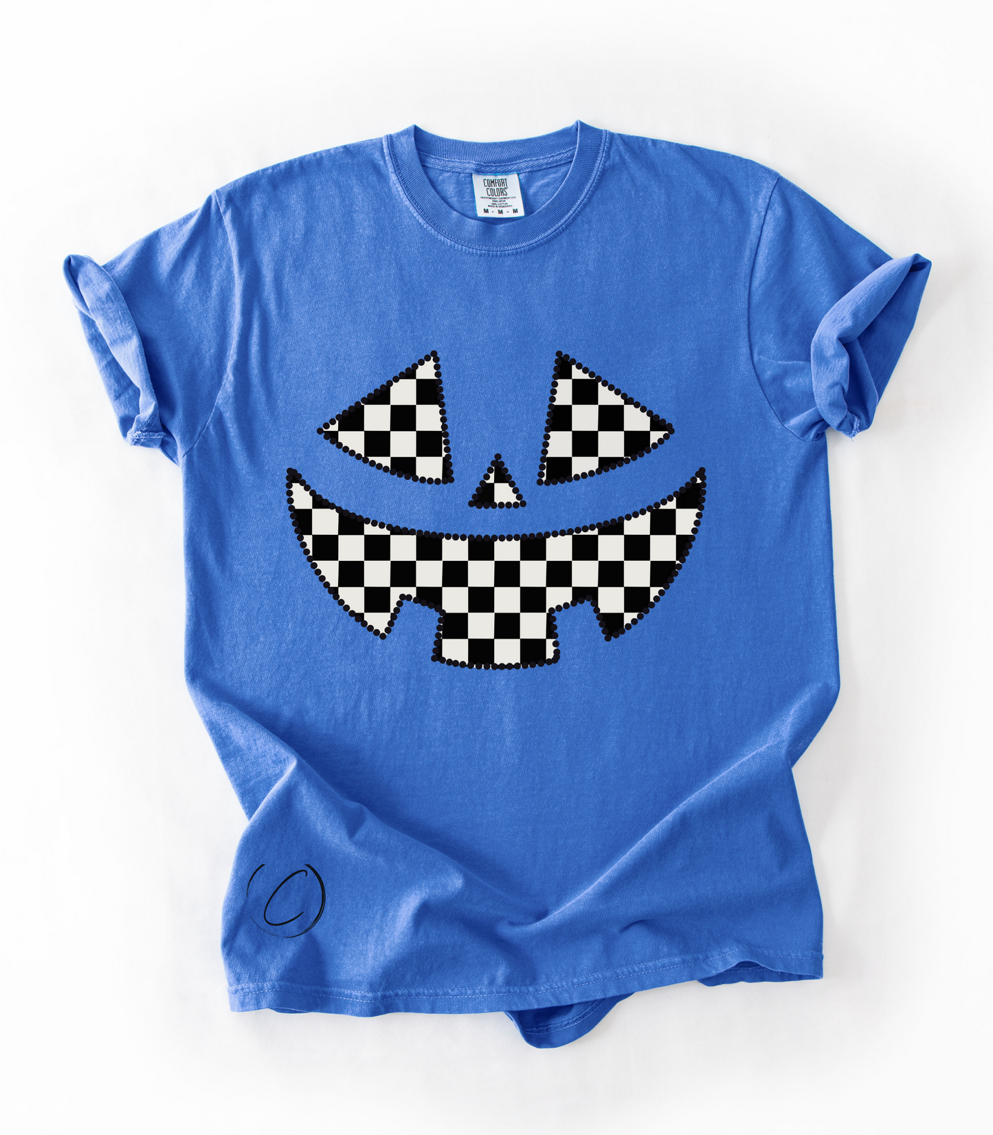 Check Pumpkin Graphic Tee