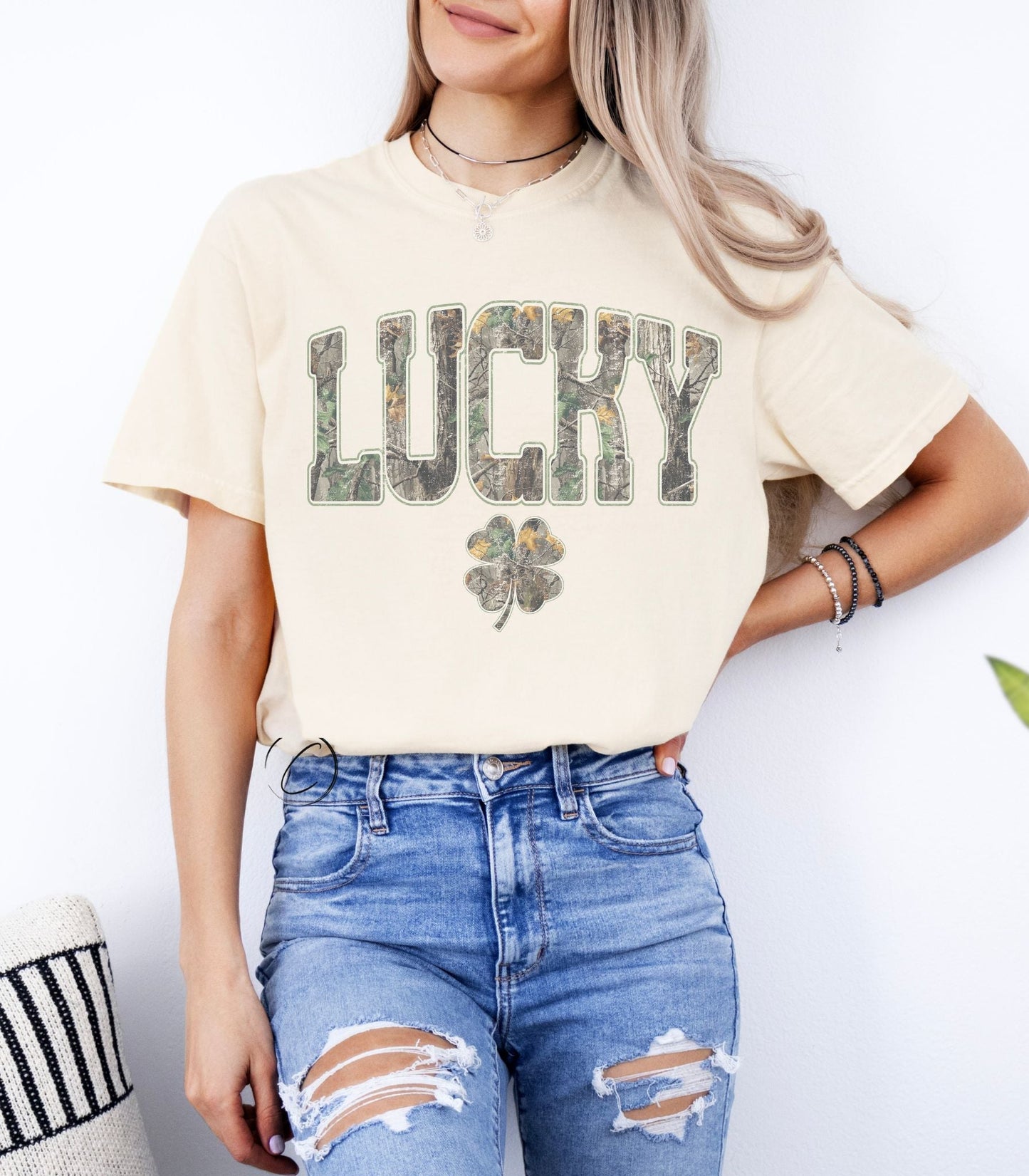 Lucky Camo Graphic Tee