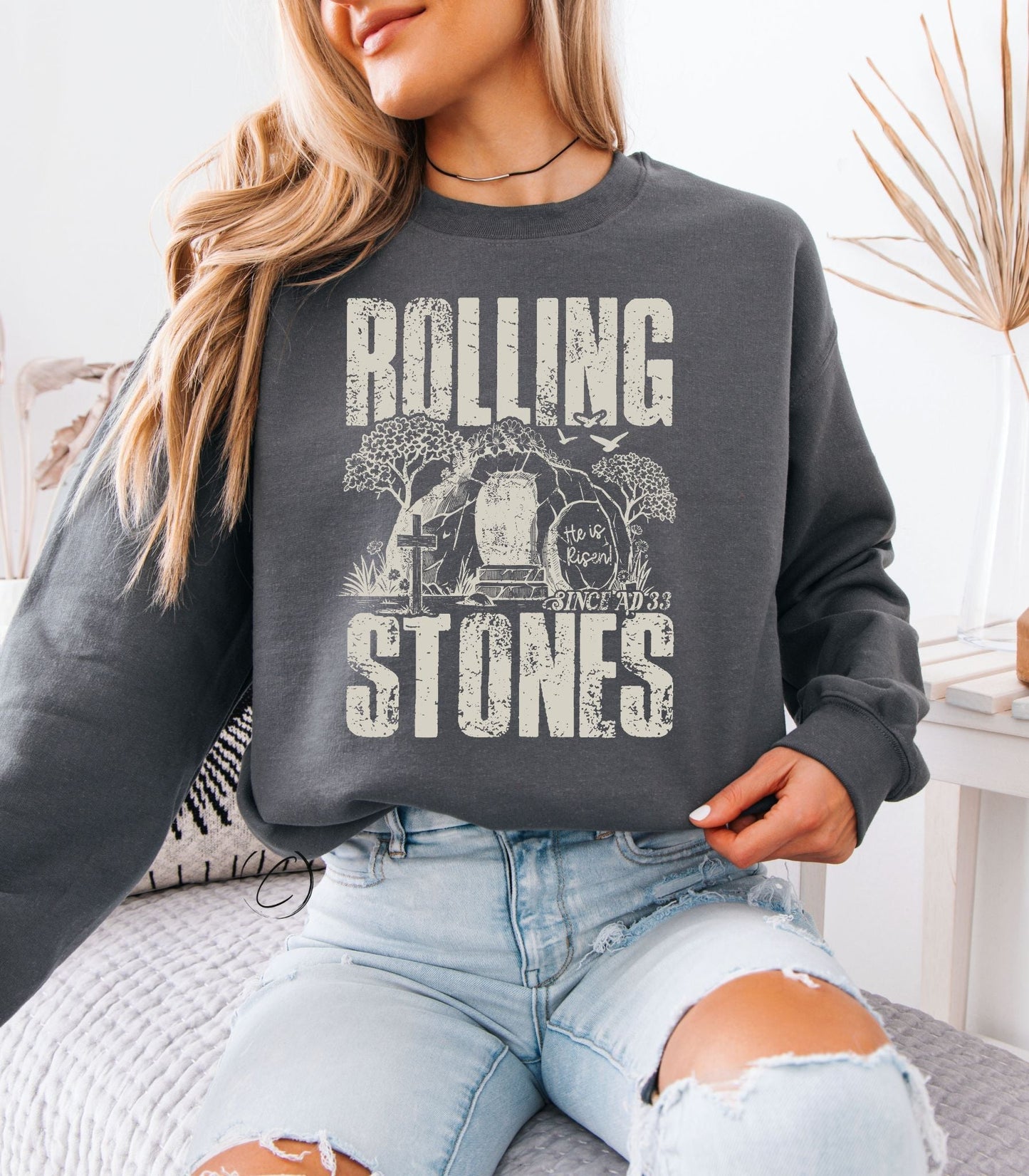 Rolling Stone He Is Risen Sweatshirt