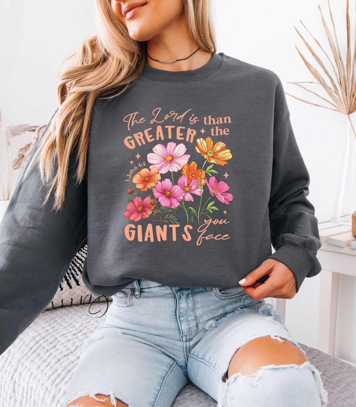 The Lord Is Greater Sweatshirt