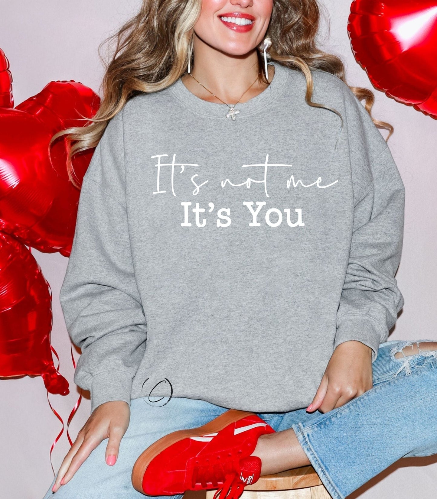 Simplistic It's Not Me Sweatshirt