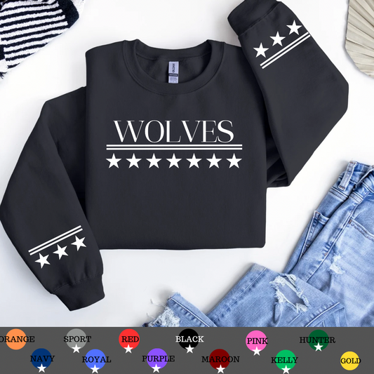 Linear Stars Custom Sweatshirt