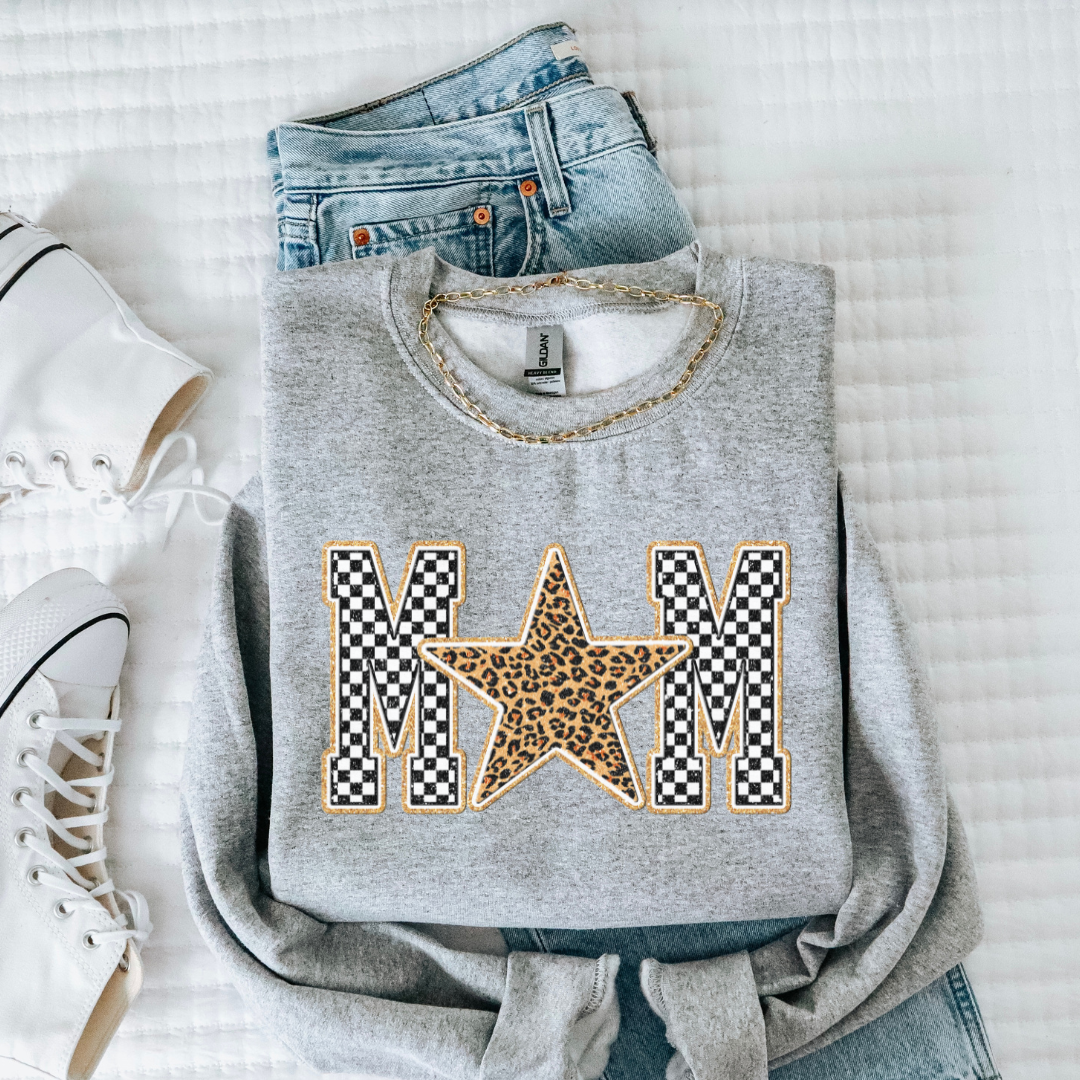 Star MOM Tee/Sweatshirt - sport grey