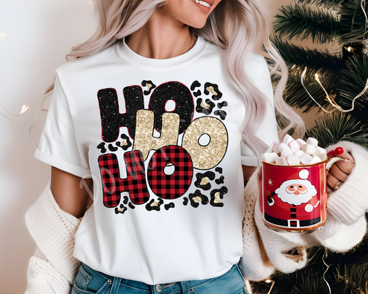 HO HO HO Leopard - Tee