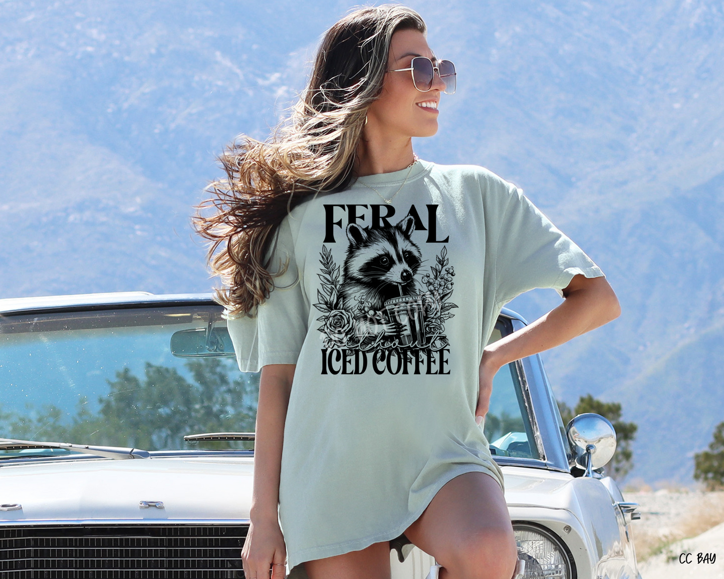 Feral Without Iced Coffee - Tee