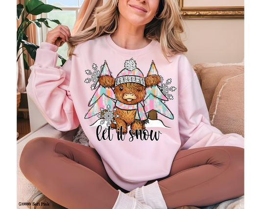 Let It Snow Cow - Sweatshirt