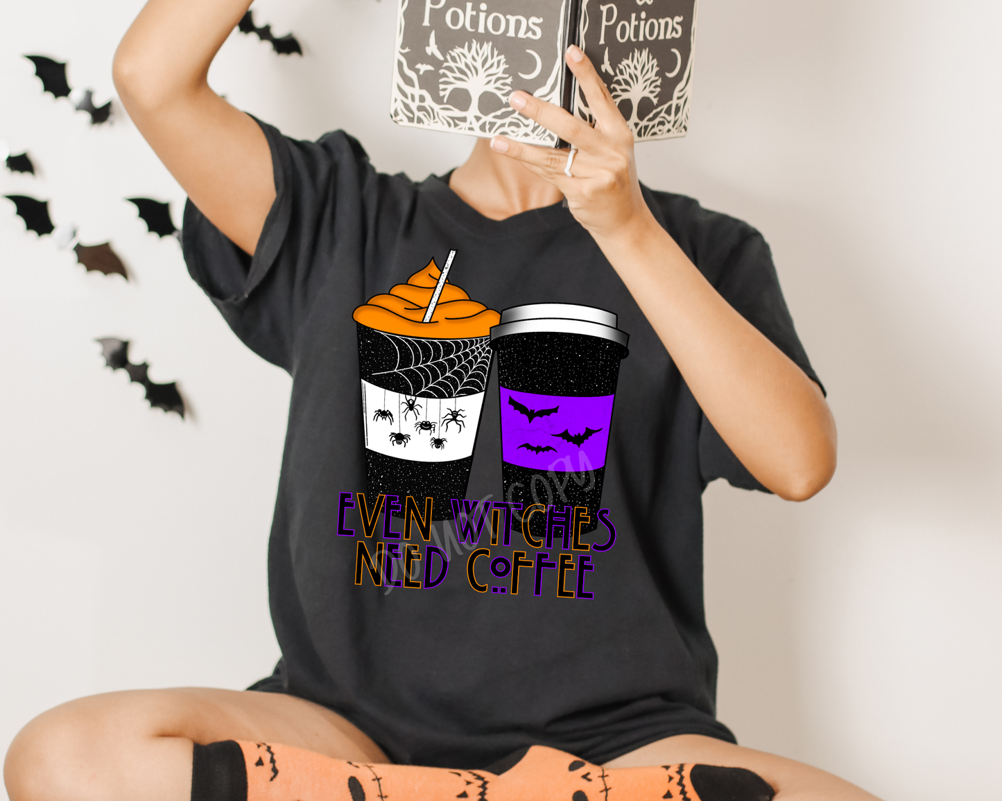 Even Witches Need Coffee - Tee