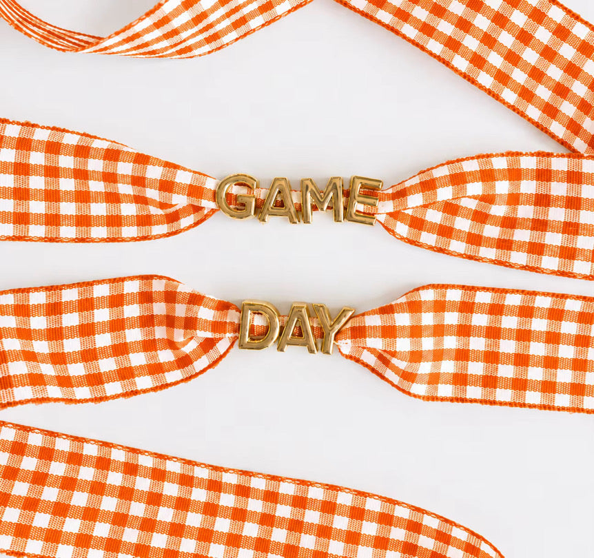 Game Day Gingham Shoe Laces *PRE ORDER*
