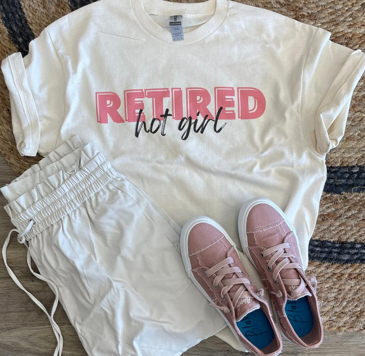 Retired Hot Girl Graphic Tee